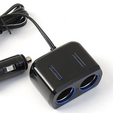 차량용 2소켓 시거잭 LED 핸드폰 자동차, 본상품