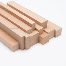 櫸木實木木方木條木板，可定制尺寸，DIY刨光原木材料, 1個, 150釐米,3.5釐米x3.5釐米