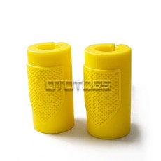 오토바이 범퍼 가드 낙하방지 볼 상체 보호대 범용 호환 충격완화 내구성 강화, 1개, B_옐로우 블록 10cm 25-28mm