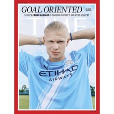 Time (주간) - Asia Ed. 2025년 08월 18일 Erling Haaland 엘링 홀란 커버 : Striker Erling Haaland, Time Inc.