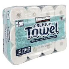 커클랜드 코스트코 키친타올 160매 12롤, 1개, 1920개입