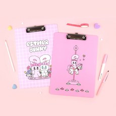 에스더버니 클립보드 (2 option), 리본버니