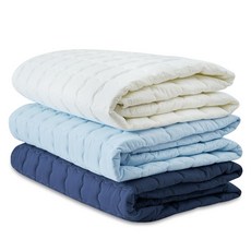 숙면연구소 바른잠 폴리 누빔 라텍스 메모리폼 토퍼 매트리스커버