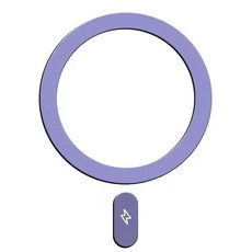 아이폰16 15 14 휴대폰 라이트닝 맥세이프 무선 차량용 충전기 스티커용 맥세이프 마그네틱 플레이트 링 메탈 스티커 5-1개, [03] 1 Purple