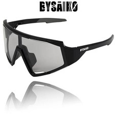 바이크 고글 오토바이 스키 보드 안경 Bysaiko 남녀 퓨전 편광 스포츠 선글라스 광변색 자전거 UV400 낚시 로드 [호환], Photochromic