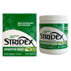 스트라이덱스 센스티브 패드 90매 핌플 모공 각질 블랙헤드 피지제거 클렌징티슈, 1개