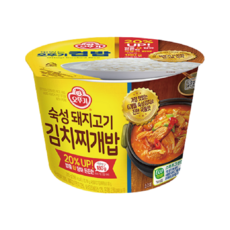 오뚜기 컵밥 숙성돼지고기 김치찌개밥, 6개, 310g