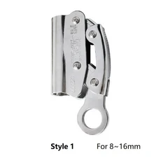 8-20mm 로프 빌레이 장치 용 높이 안전 그립에서 작업하는 야외 잡아 자동 낙하 방지 보호 생존, 03 Style 1