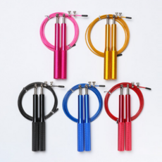 esto sports 크로스핏 초고속 와이어 고급 줄넘기 (메탈), 레드, 1개