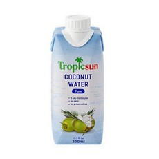 [트로픽선] 100% 코코넛워터, 330ml, 3개