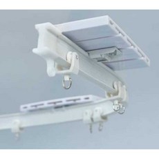 천장 커튼레일 L자형 분리 파티션 트랙 나눔 탈의실, 1개, 5. 상단/펀치 1.7미터