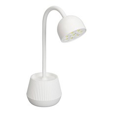 青可 Ching co 蓄電式蓮花美甲燈 充電款 貼甲片 延甲專用 凝膠燈 光撩 光療燈, 1個, 白色