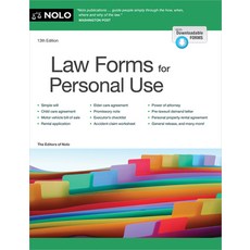 (영문도서)Law Forms for Personal Use Paperback, NOLO, English, 9781413333343