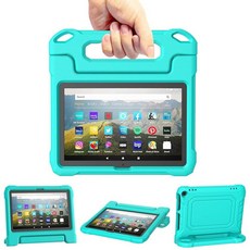 DJ&RPPQ Body Rugged 튼튼한 충격 방지 케이스 10인치 소니 노키아에는 맞지 않음 아동용 킥스탠드 포함 - 핑크 277549, 터키석