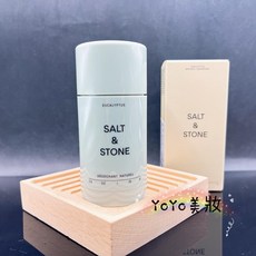 SALT & STONE 體香膏 尤加利香氣 75G, 1個, 尤加利(綠)