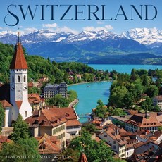 (英文圖書)Switzerland 12 X 12 Wall Calendar Spiral, Willow Creek Press Calendars, 英文, 螺旋裝訂