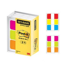 3M 포스트-잇 플래그 686SS-5A 알뜰팩, 상세페이지 참조, 상세페이지 참조