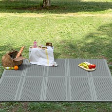 파크론 고밀도 25배 프리미엄 캠핑매트, 1개, 그레이