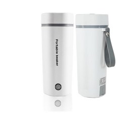 便攜式電熱水杯 快速加熱, 白色 - 350ml - 300E