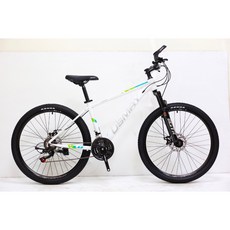 SPORTONE U25 PLUS 26吋SHIMANO 21速碟煞山地車搭配牛角把握煞變一體變速器讓騎乘者輕鬆克服坡道, 白色, 1個