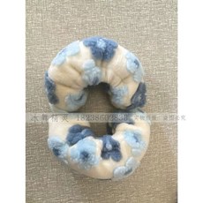 소커 피겨 털날집 날 커버 블레이드, 3D 파란 꽃 한 쌍, 1개