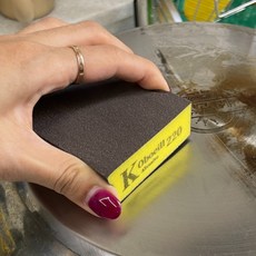 연마 스폰지 사포 공구 목공 220방