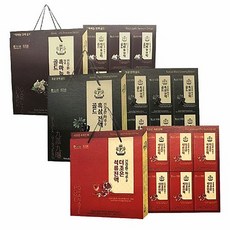 청다원 흑삼진액골드 30포 흑마늘 석류 설 추석 명절 선물세트, 흑삼진액골드30포세트