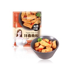 愛雅18香魚板 全素香麻夠味 Q彈有嚼勁 健康美味, 350公克, 1個