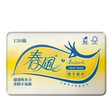 春風 - 抽取式擦手紙 柔軟舒適 居家辦公必備 保持清潔衛生, 1箱, 1箱, 150張