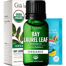13676843 에센셜 오일 숙면 테라피 Organic Bay Laurel Leaf Essential Oil for Hair Growth 10ml - Therapeutic Gr