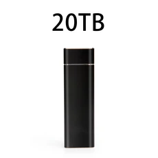 대용량 휴대용 외장 하드 드라이브 내마모성 SSD 디스크 효율적인 데이터 저장 및 전송, 1_20TB