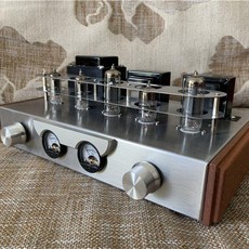진공관 스테인리스 케이스 DIY 키트 조립키트 증폭기, 6P1 내장 완제품, 기본 색상