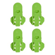 uxcell 매뉴얼 이지 캔 오프너 4개 - 플라스틱 음료 캔 커버 소다 맥주 음료용 병 오프너(녹색)