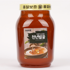 [천년벌꿀] 100% 자연산 야생화꿀 2.4kg, 1개