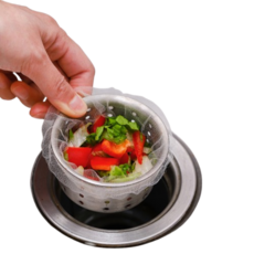 水槽濾網 菜渣濾網 排水孔濾網-廚房流理臺洗手臺菜渣過濾細網, 100個, 1包, 1個裝