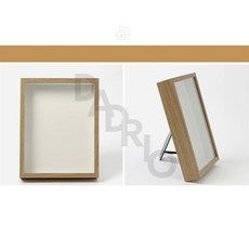 드리오샵 우드 입체공간 프레임 8x10 탁상액자
