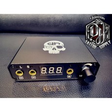 DH專業紋身器材 超輸出系列雙機電源 可吸附超薄3A電源 雙機待機/工作 RCA勾線 高質感, 1個, 低調黑色*DH3A*輸出雙機電源, 低調黑色