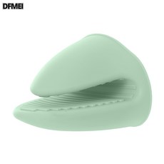 DFMEI FaSoLa家用多功能防滑防燙硅膠手套厚實耐用耐高溫烤箱隔熱手套, 1個, 橄欖綠:如圖