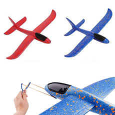 새총 에어글라이더 조립식 비행기 직선 회전 비행 고무동력기 과학의날 야외 실험 만들기, 단품