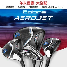 Cobra AEROJET 男用球桿大全配，年末大優惠69折，高爾夫球桿套組推薦