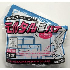 Kateikagaku 가정화학 모르타르 경량 퍼티 그레이 300g