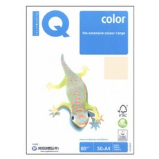 색상지 A4 크림색 50매 A4색지 컬러A4