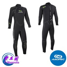 AROPEC 5mm 彈性半乾式長袖長褲防寒衣(男款) - 紫玉蘭, 3XL