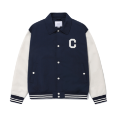 커버낫 C 로고 카라 바시티 자켓 네이비 CO2401JK14NA 948186
