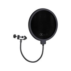 IXTECH블루 예티 마이크용 마이크 팝 필터용 필터 유연한 360도 구스넥 클립 안정화 기능이 있는 이중 레이어 사운드 실드 가드 윈드스크린.