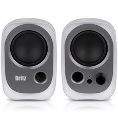 브리츠 USB 스피커 BR-istana, (Britz국내정품) 화이트
