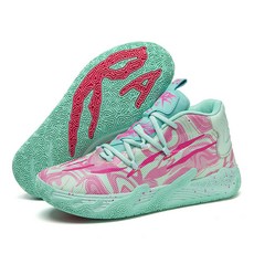 專業實戰高幫籃球鞋：耐磨止滑、透氣網面、防水寬楦，四季運動休閒皆宜