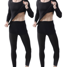 [1+1] 스마일리 남자 발열내복 상하의 세트 경량 내의 바지