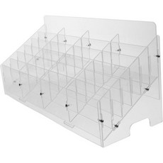 12018556 명함 거치대 꽂이 케이스 다기능 다격 아크릴 휴대용 수납 박스 격 카드 스탠드 포함 비즈니스용 책상 정리를 위한 가벼운 포터블 아이템 정리