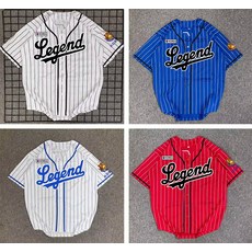 레전드 4컬러 반팔야구유니폼 반팔티셔츠 제작 단체복 유니폼 R724